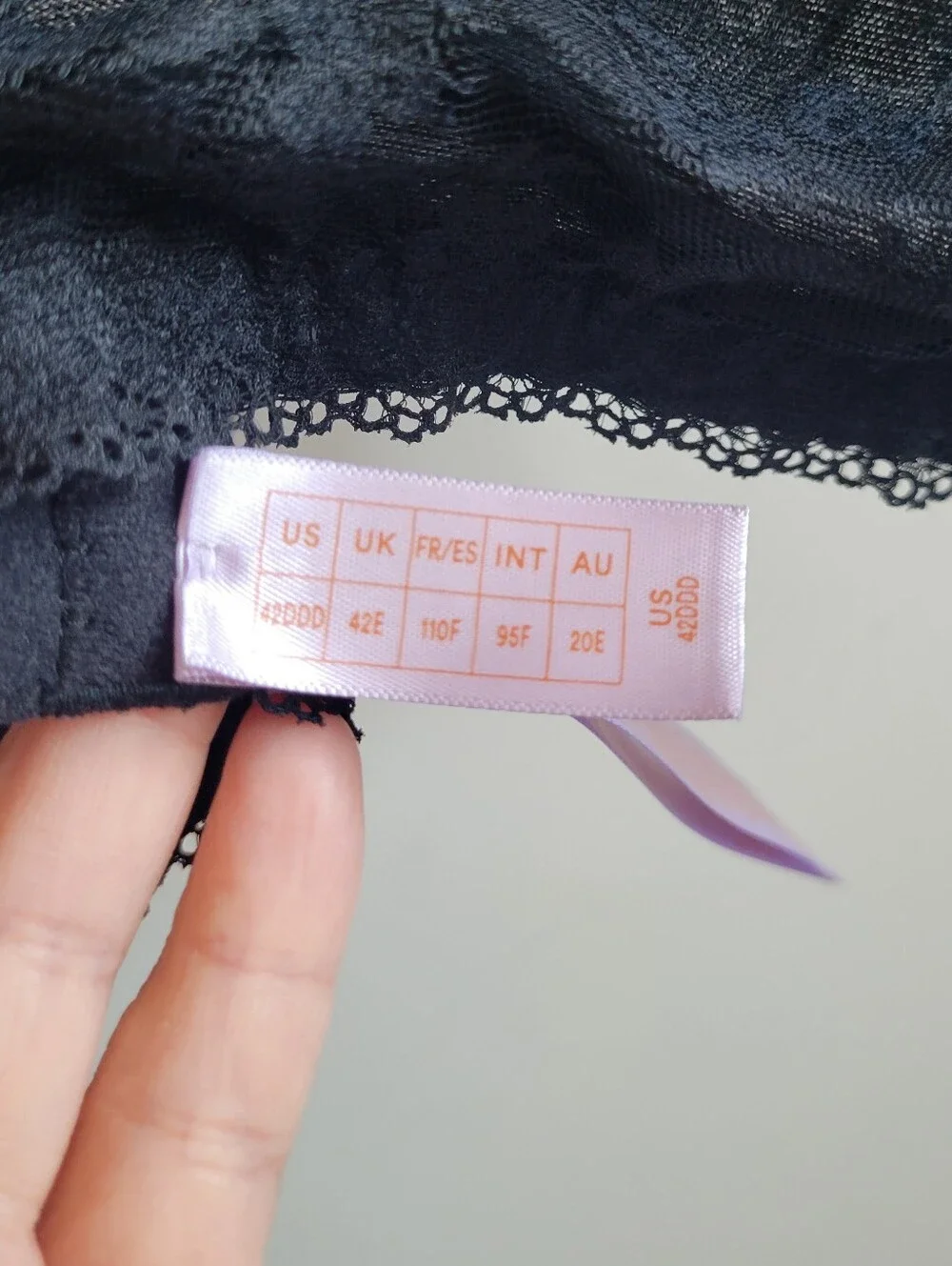 Savage‎ X Fenty Lace After Dark Unlined Plunge Bra Black Caviar